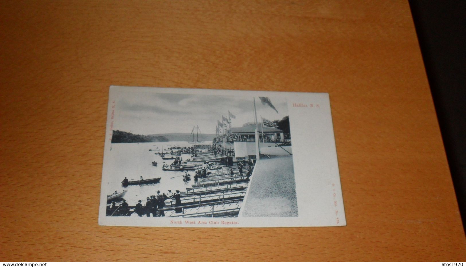 CARTE POSTALE ANCIENNE CIRCULEE DATE ?../ HALIFAX N.S.- NORTH WEST ARM CLUB REGATTA...CACHETS + TIMBRE CANADA - Halifax