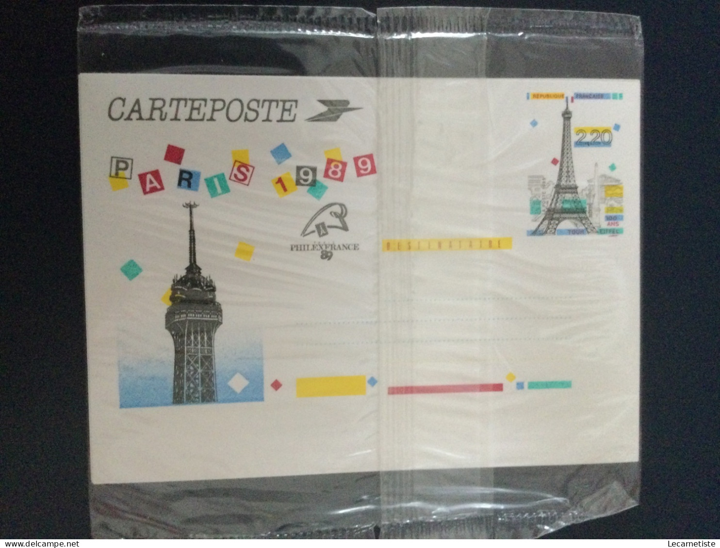 5 Cartes Postales Carteposte 1989 Sous Blister - Konvolute: Ganzsachen & PAP