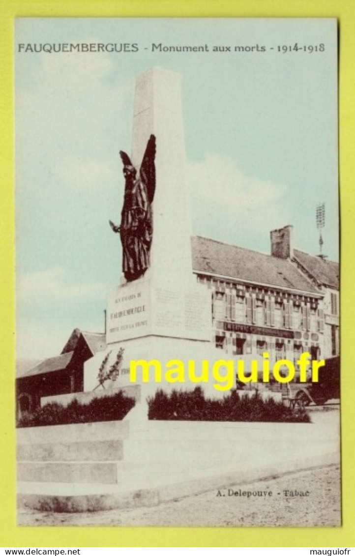 62 PAS DE CALAIS / FAUQUEMBERGUES / LE MONUMENT AUX MORTS DE LA GUERRE 1914-18 - Fauquembergues