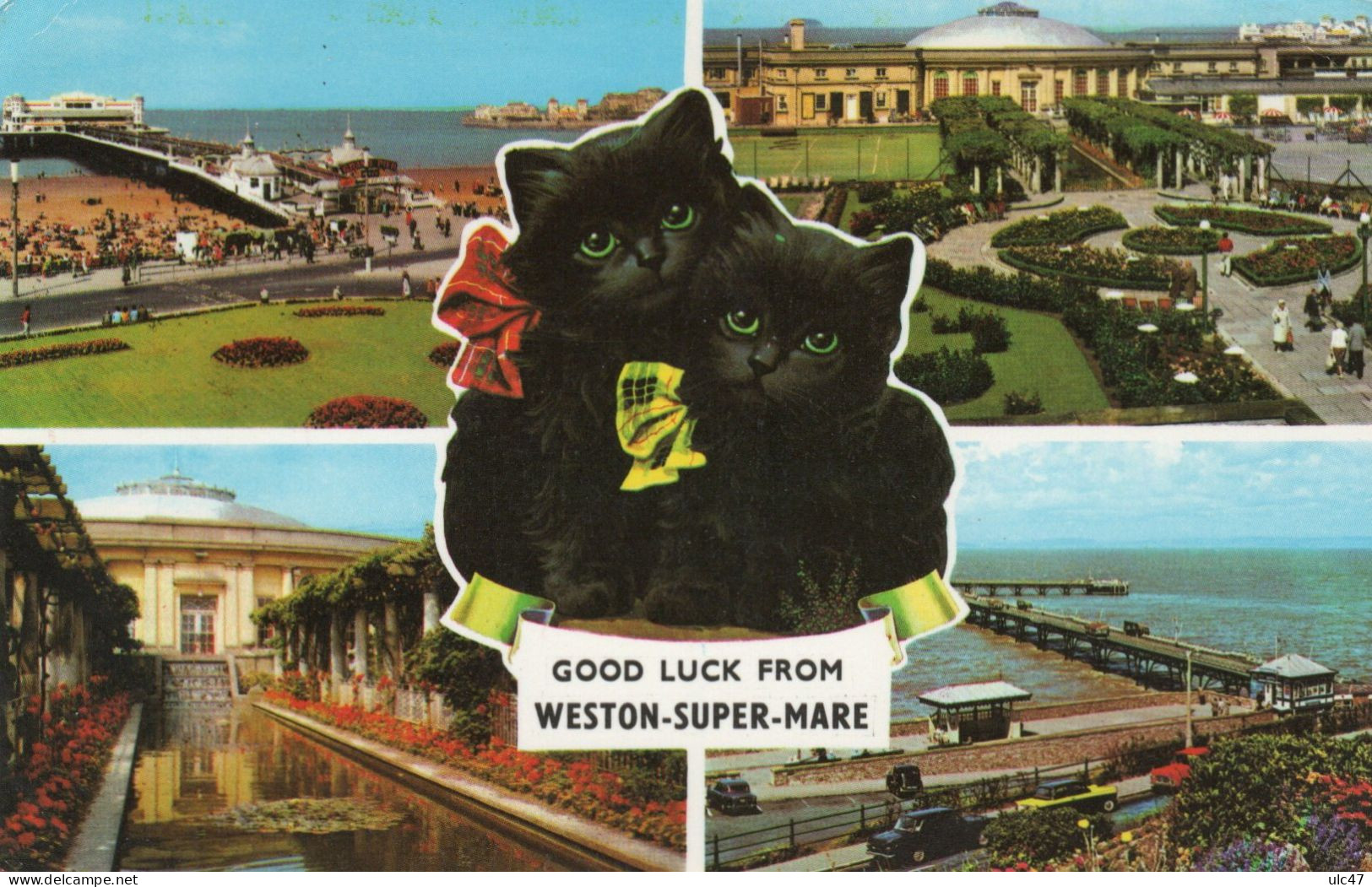 - WESTON-SUPER-MARE - GOOD LUCK FROM WESTON-SUPER-MARE - Scan Verso - - Weston-Super-Mare