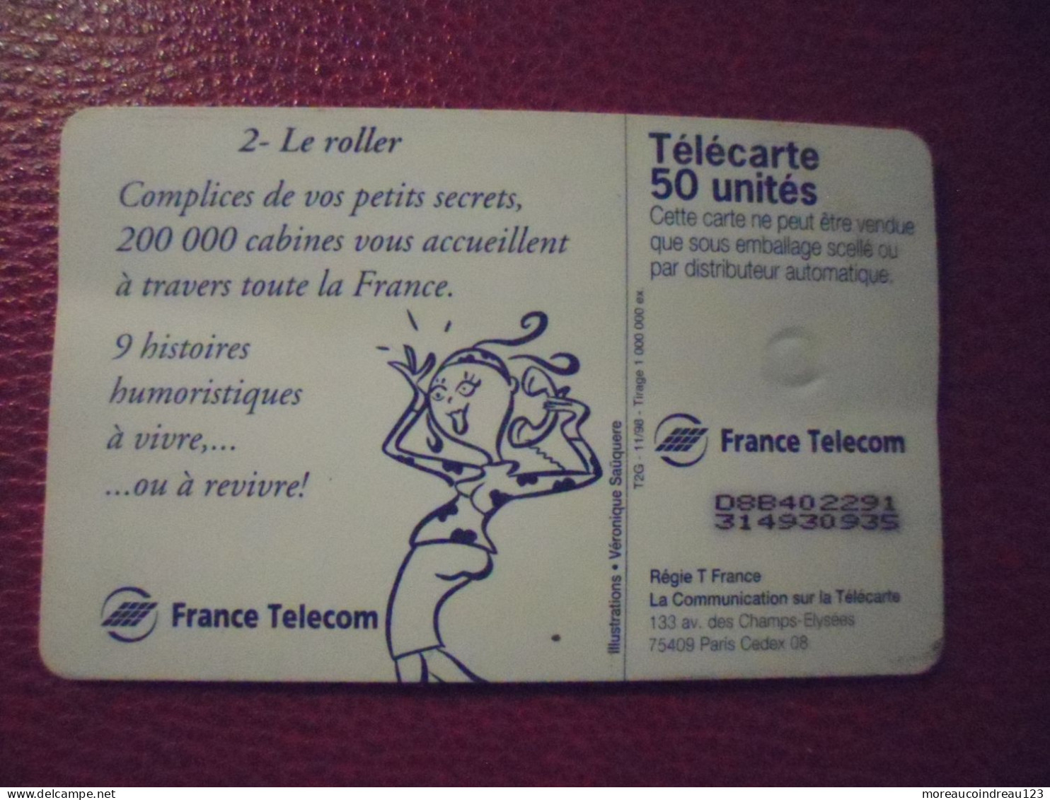 Télécarte France Télécom "Complices De Vos Petits Secrets" N°2 - Telecom Operators