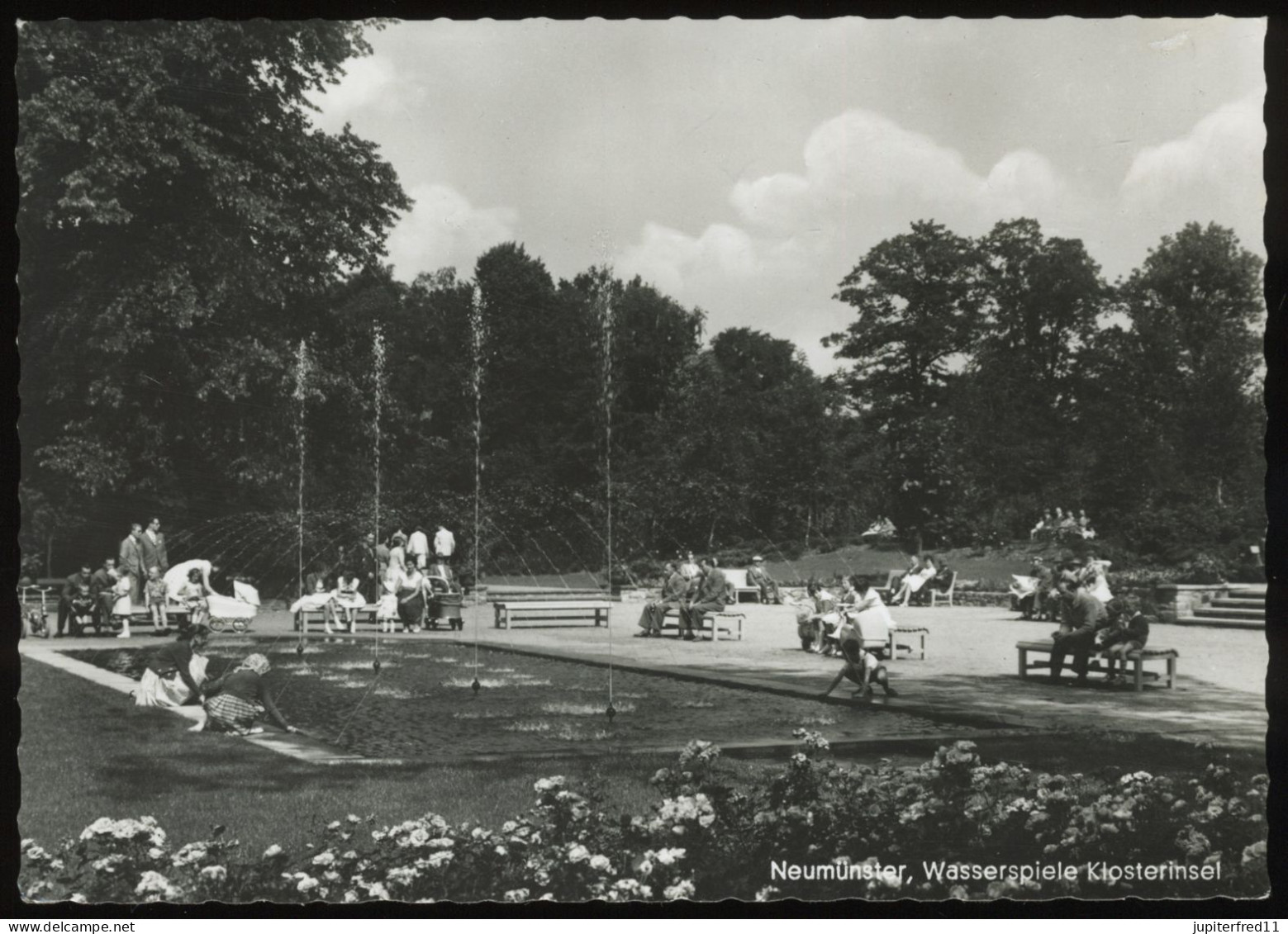 (B3143) AK Neumünster In Schleswig-Holstein, Wasserspiele Klosterinsel - Neumünster