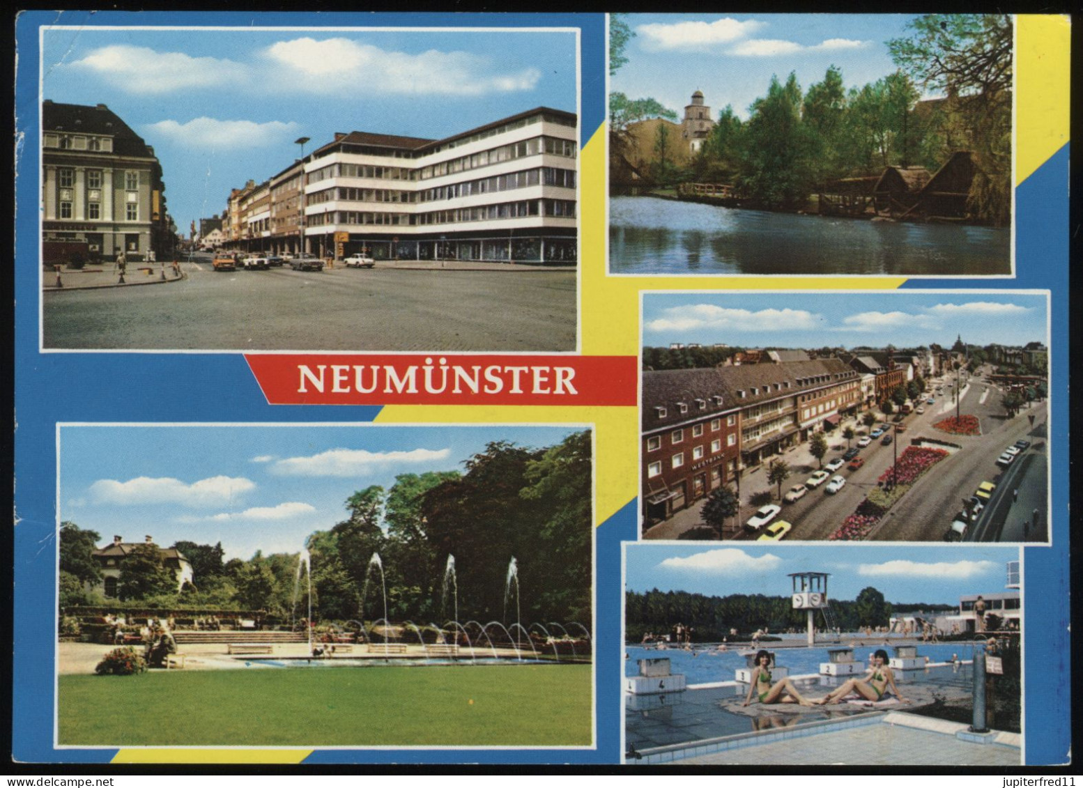 (B3160) AK Neumünster In Schleswig-Holstein 1976 - Neumuenster