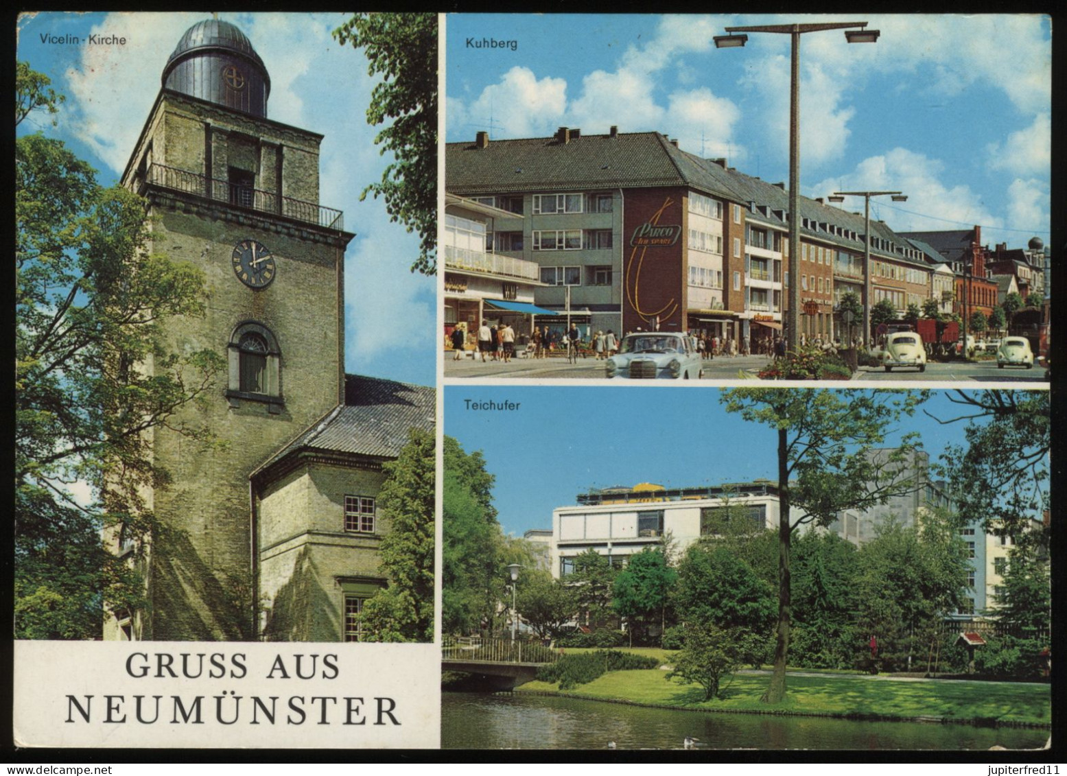 (B3161) AK Neumünster In Schleswig-Holstein 1971 - Neumuenster