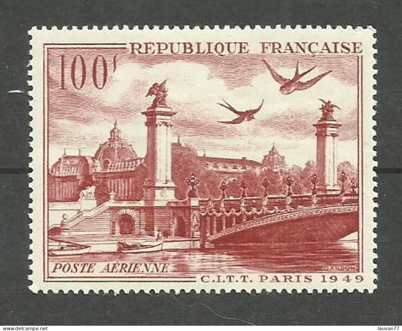 France Poste Aérienne N°28 Neuf Avec Charnière* Cote 6€ - 1927-1959 Neufs