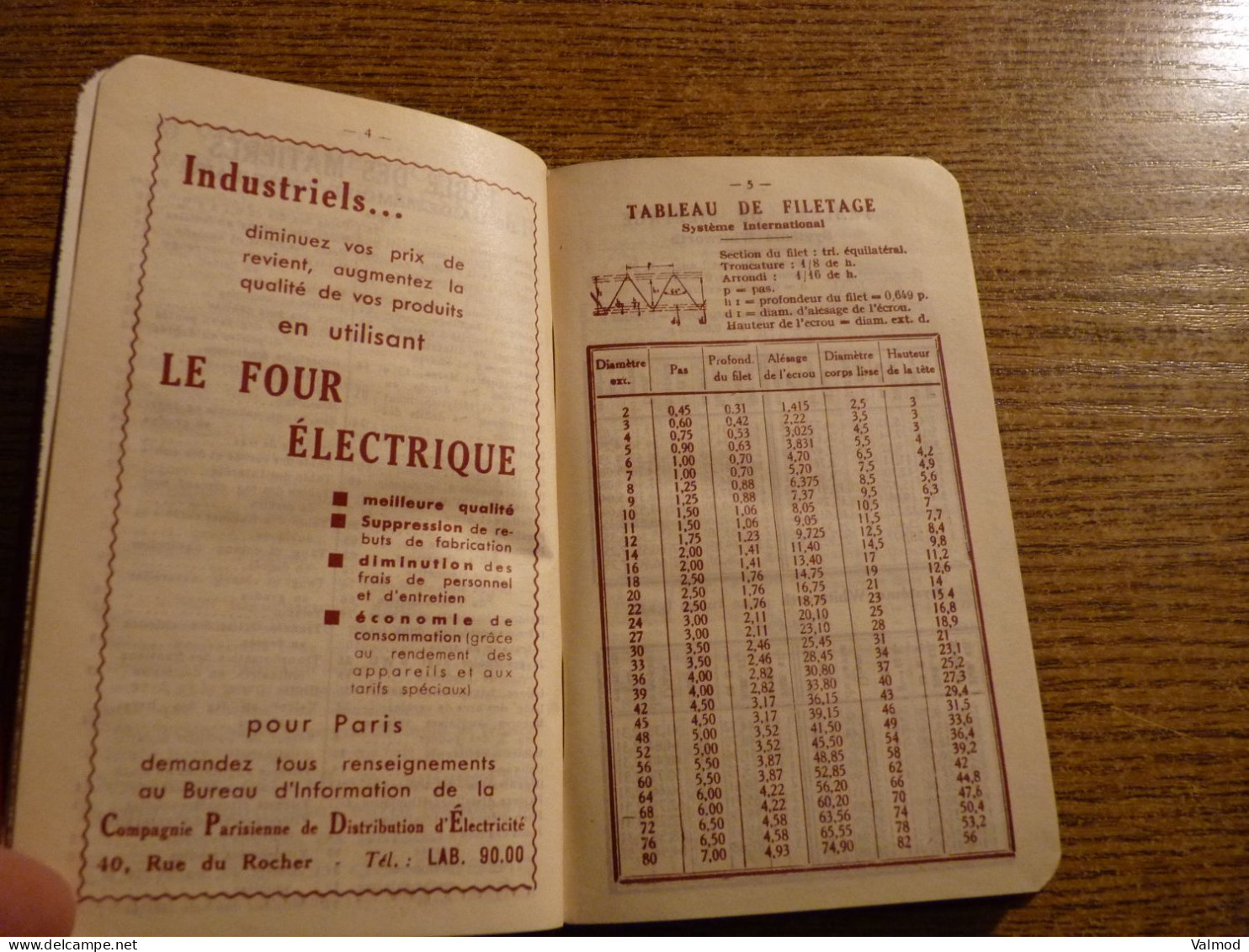 Vade-Mecum De L'Ingénieur -Petit Carnet-Agenda 1936 - H. Morin-Paris- Couverture Rigide PVC Grainé Bordeaux-8x13cm Plié. - Petit Format : 1921-40