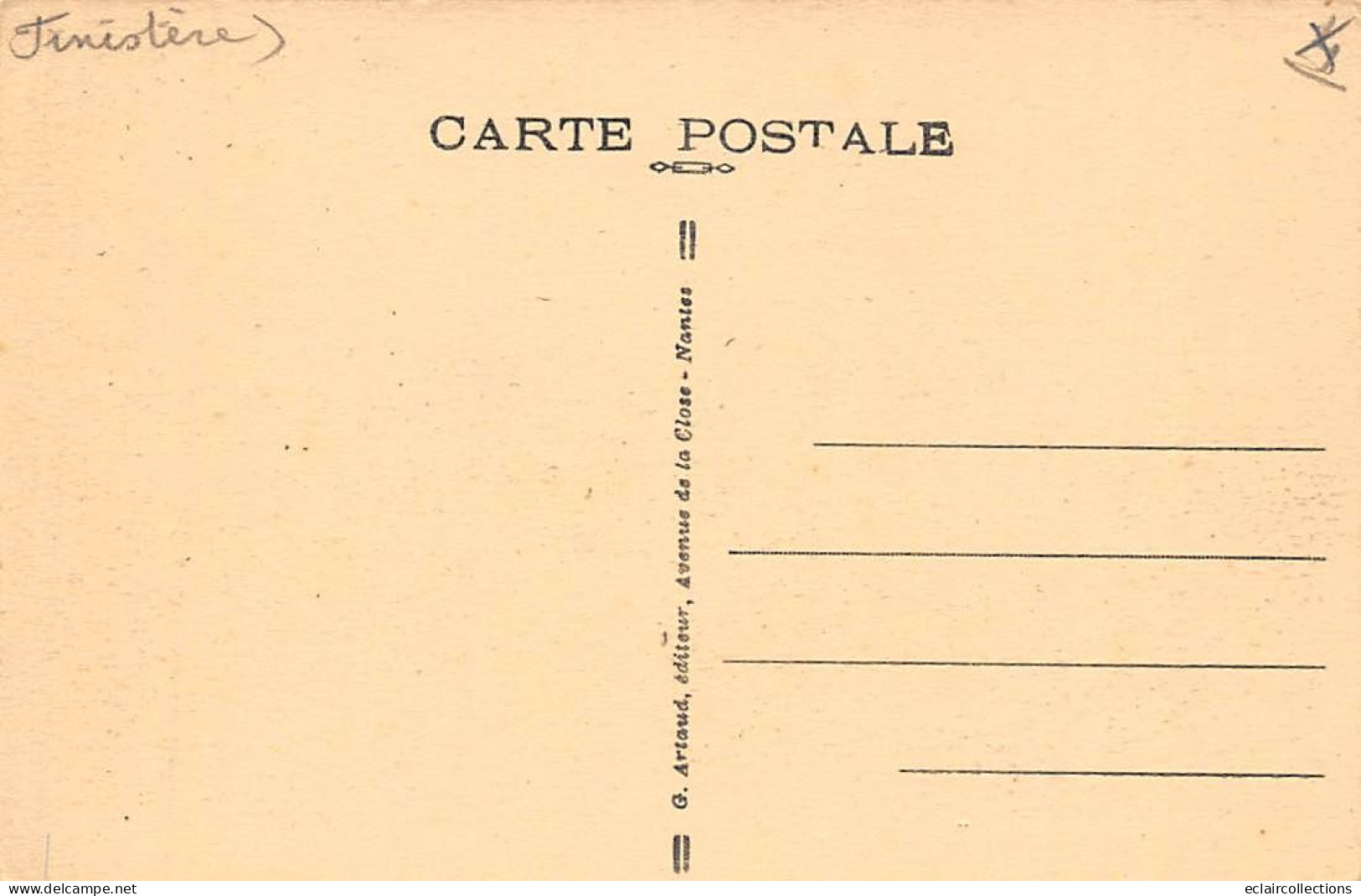 Clohars Carnoët          29          La Poste         (voir Scan) - Clohars-Carnoët