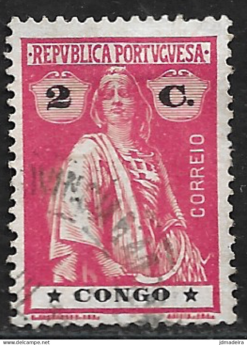 Portuguese Congo – 1914 Ceres 2 Centavos Used Stamp - Congo Portuguesa