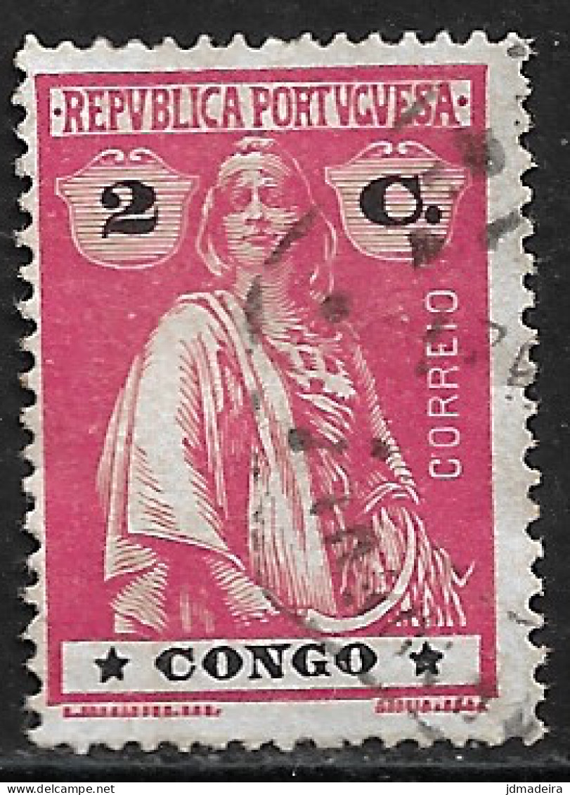 Portuguese Congo – 1914 Ceres 2 Centavos Used Stamp - Congo Portuguesa