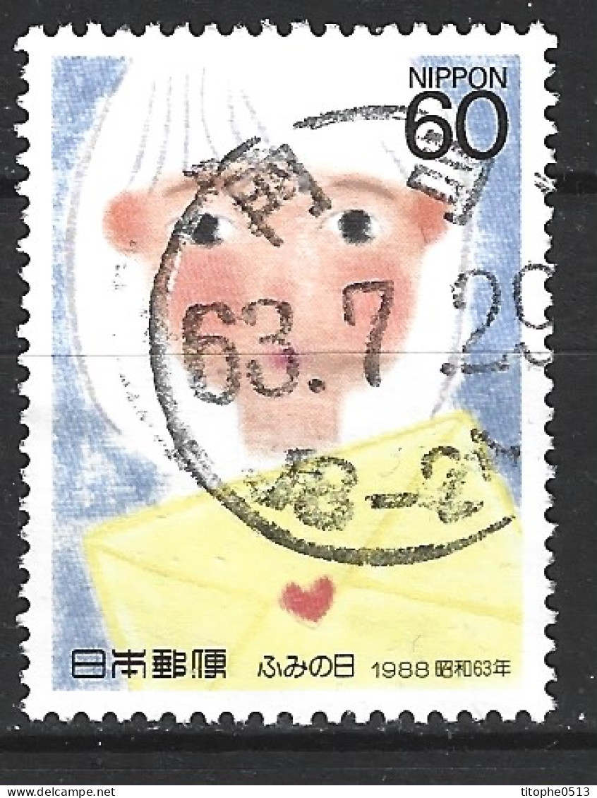 JAPON. N°1692 Oblitéré De 1988. Journée De La Lettre écrite. - Used Stamps
