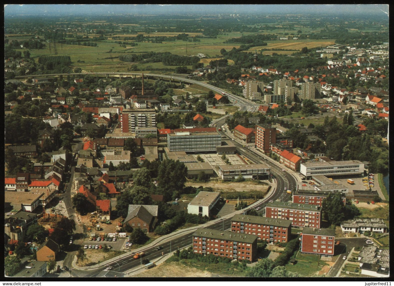 (B3194) AK Pinneberg, Luftbild 1977 - Pinneberg