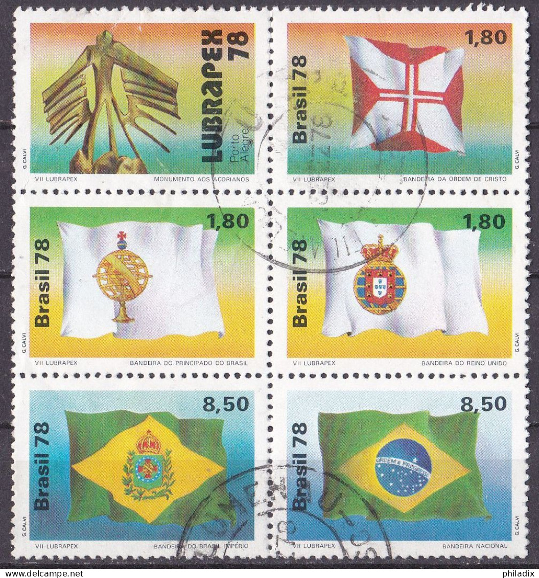 Brasilien Marken Von 1978 O/used ZD Block (Blk-19) - Gebraucht