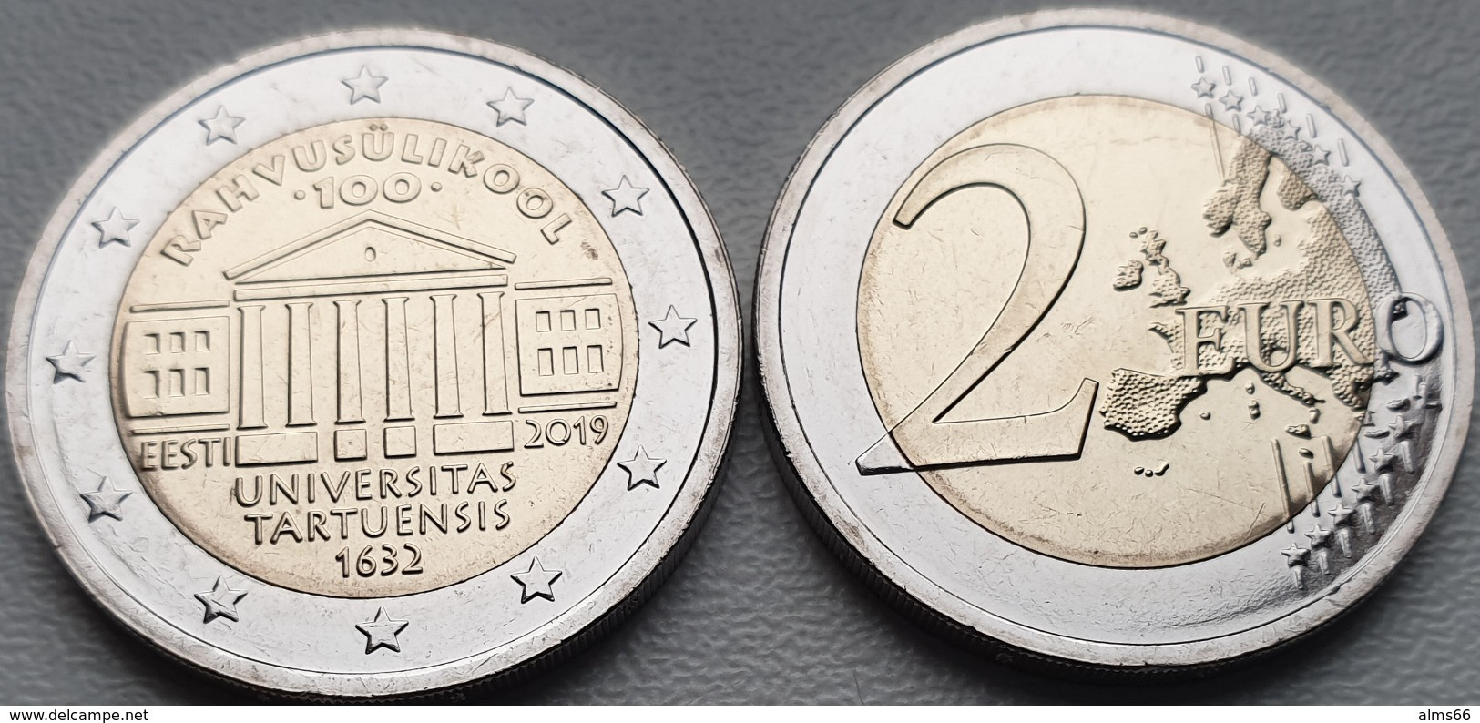 Estonia 2 Euro 2019 UNC > University Of Tartu - Estland