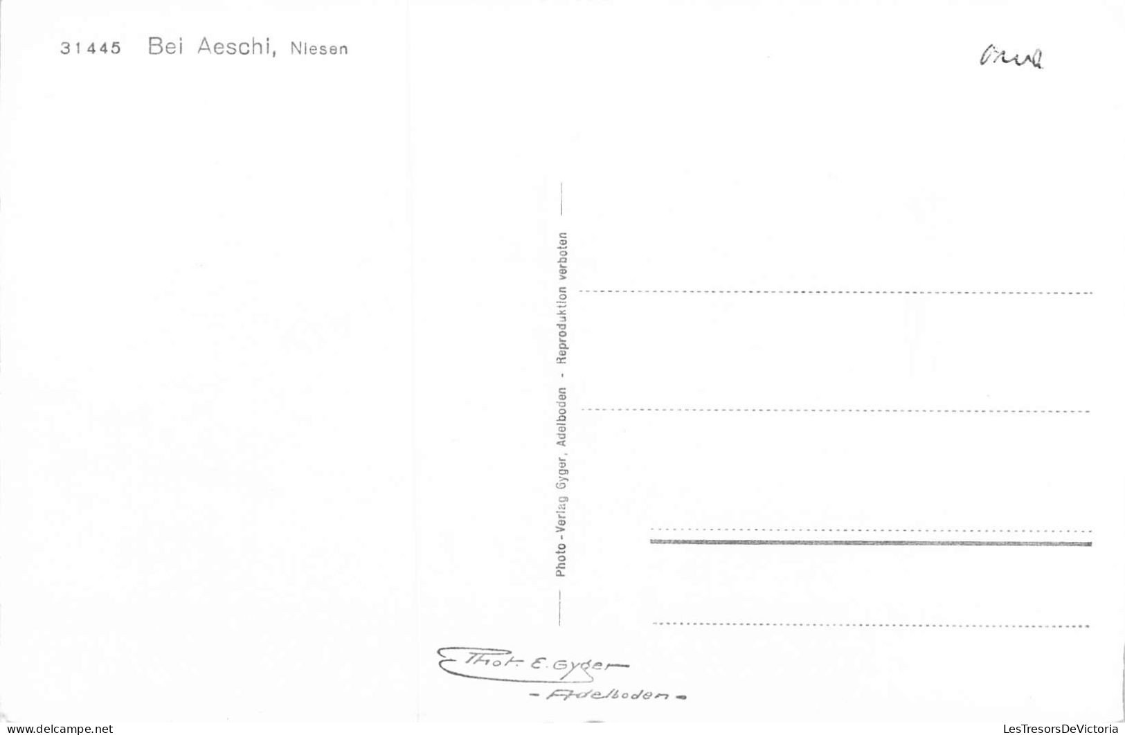 SUISSE - Bei Aeschi - Niesen - Carte Postale Ancienne - Aeschi Bei Spiez