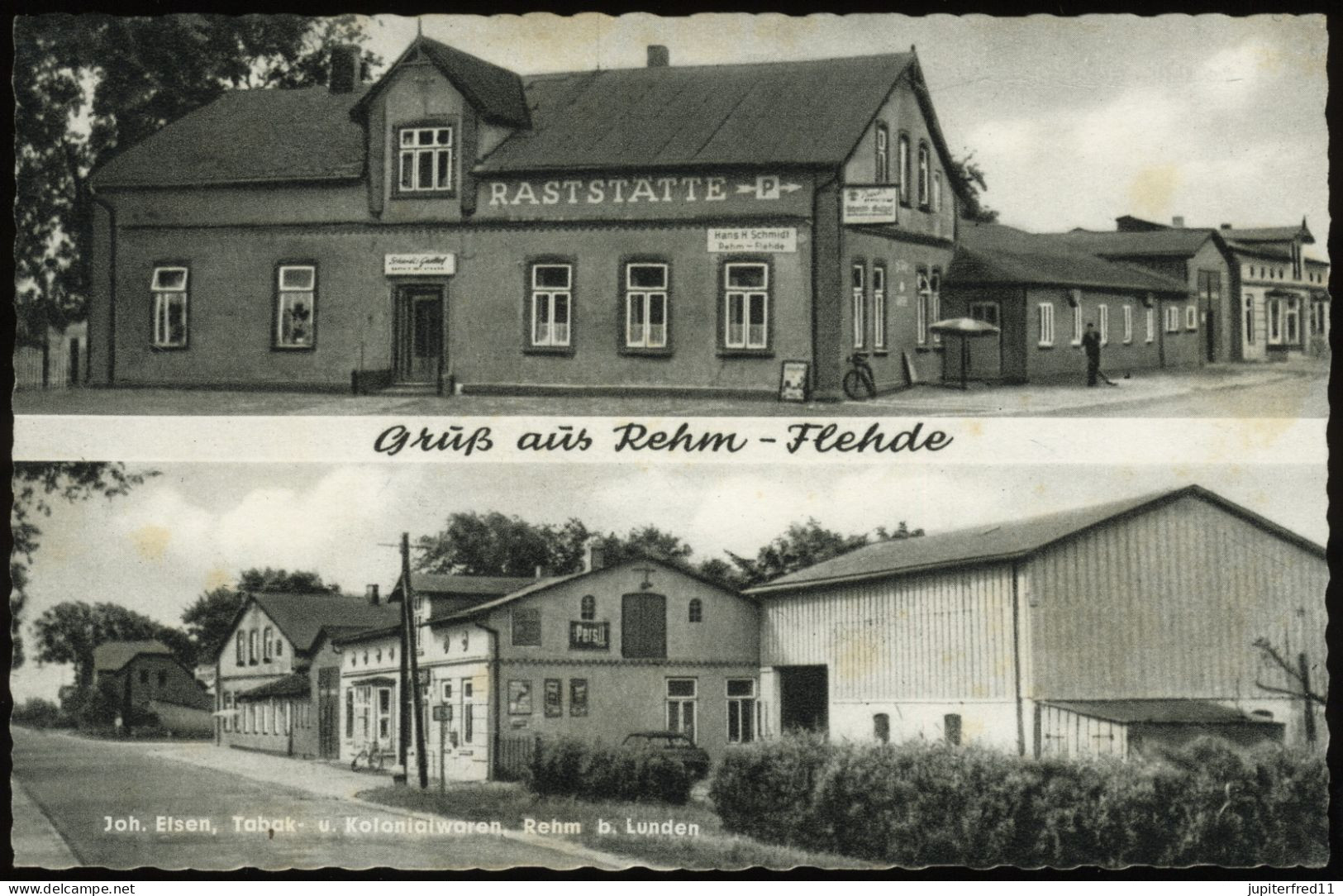 (B3236) AK Rehm-Flehde Bei Lunden (Krs. Dithmarschen), Schmidt's Gasthof 1962 - Lunden