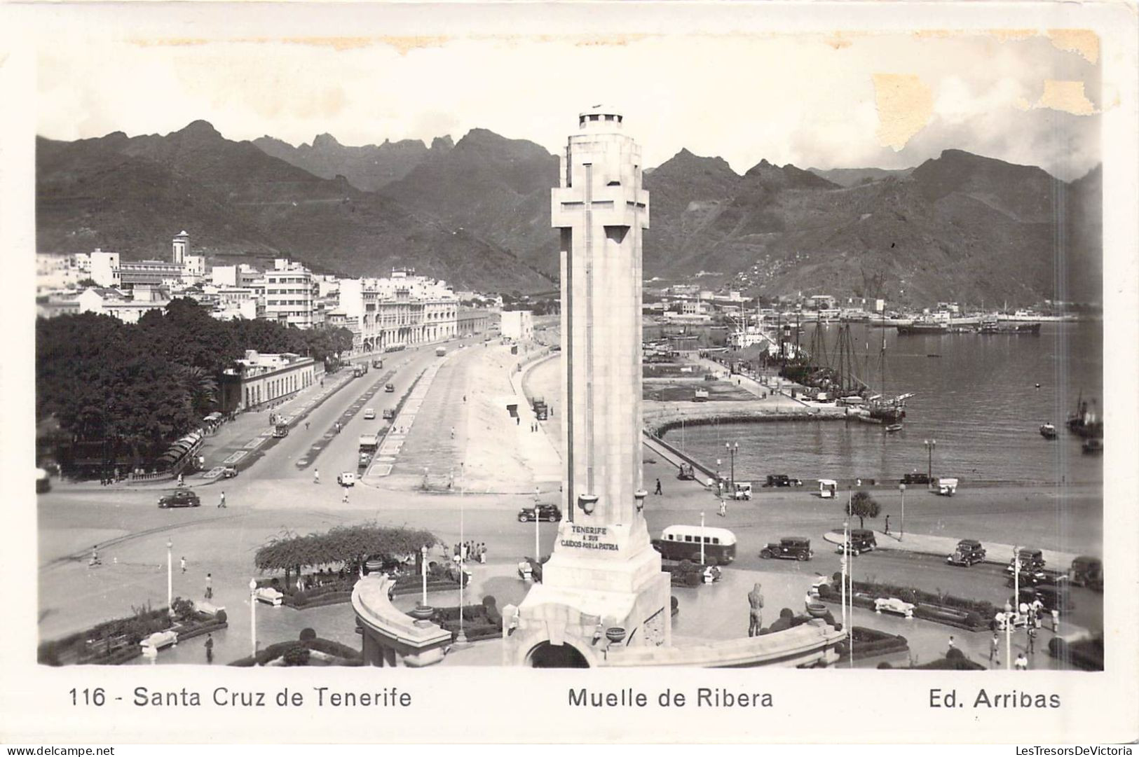 ESPAGNE - Santa Cruz De Tenerife - Muelle De Ribera - Voitures - Carte Postale Ancienne - Other & Unclassified