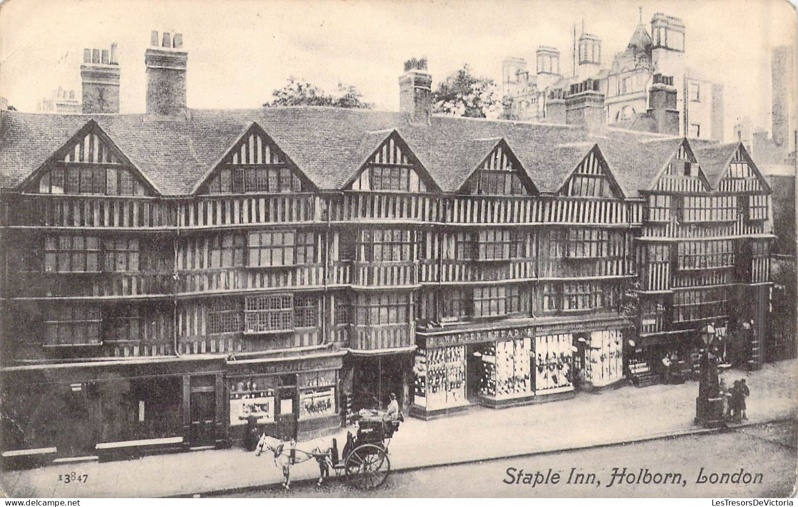 ANGLETERRE - London - Staple Inn - Holborn - Carte Postale Ancienne - Andere & Zonder Classificatie