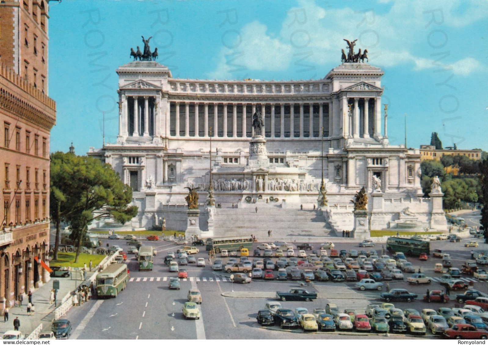 CARTOLINA  ROMA,LAZIO-MONUMENTO A VITTORIO EMANUELE II-STORIA,MEMORIA,CULTURA,RELIGIONE,BELLA ITALIA,NON VIAGGIATA - Altare Della Patria