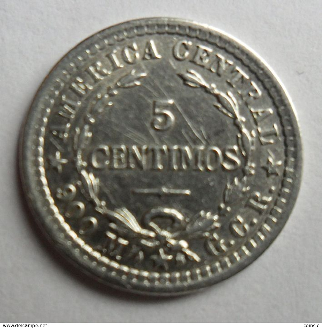 COSTA  RICA  - 5 Centavos - 1910 - Costa Rica