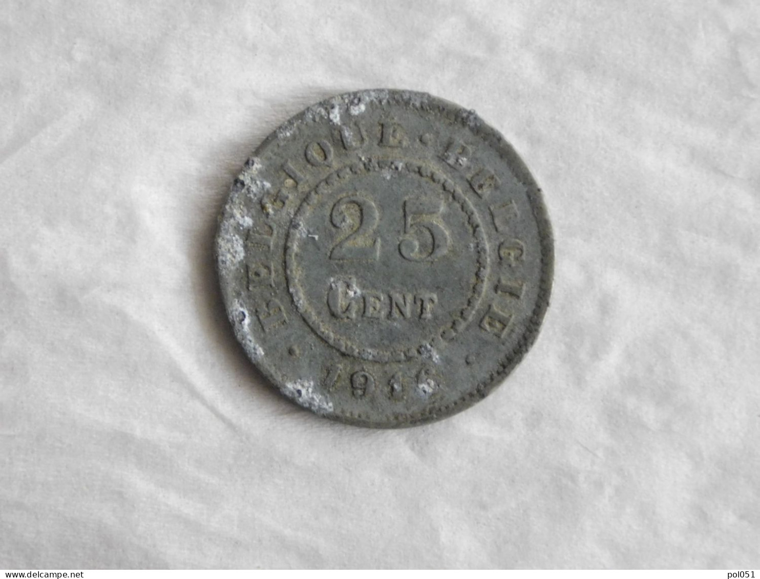 Belgique 25 Cent 1916 - 25 Cent