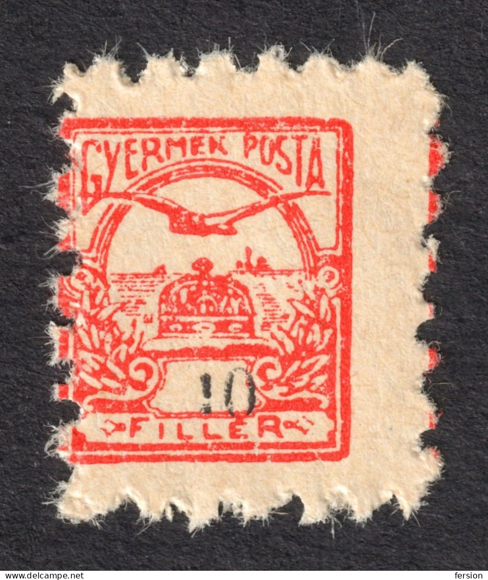 CHILDREN POST STAMP  / TURUL - Hungary - 1910 - MNH - 10 F - Unused Stamps