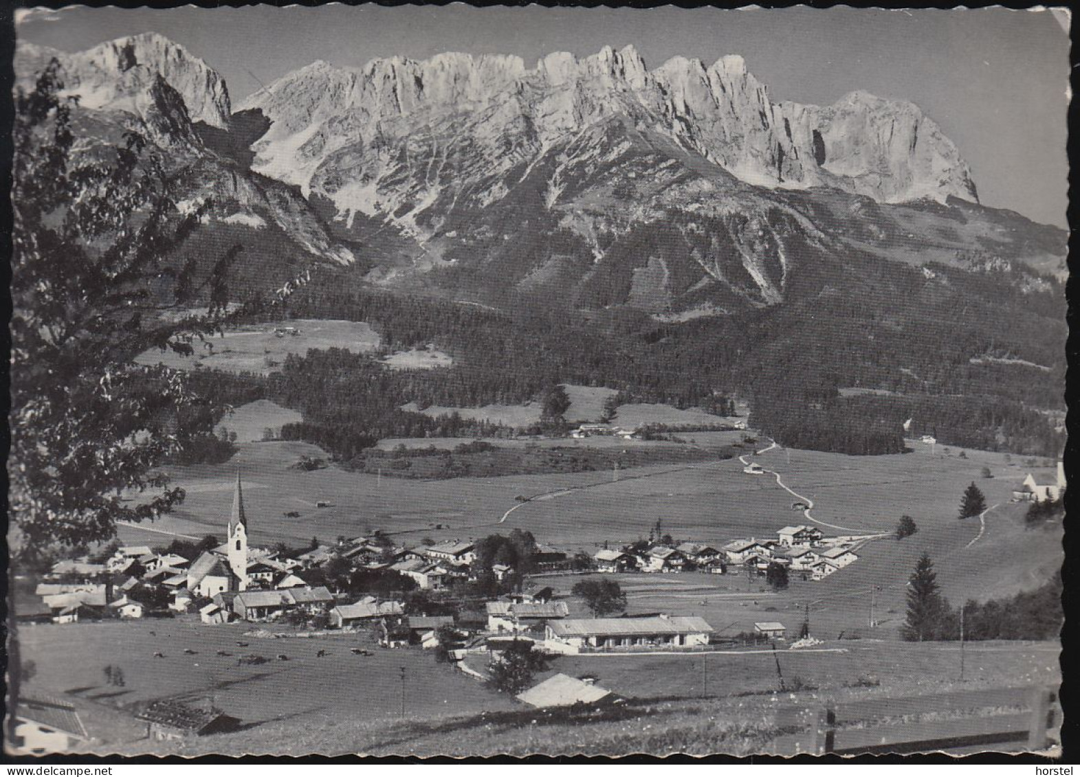 Austria - 6352 Ellmau - Alte Ansicht Mit Wilden Kaiser - Nice Stamp - St. Johann In Tirol