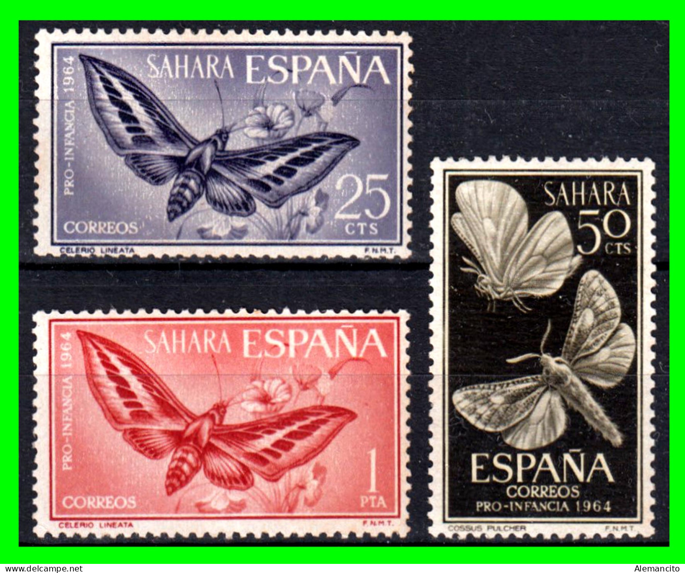 ESPAÑA COLONIAS ESPAÑOLAS (SAHARA ESPAÑOL – AFRICA ) SERIE DE SELLOS AÑO 1964 PRO INFANCIA - NUEVOS - - Spanische Sahara