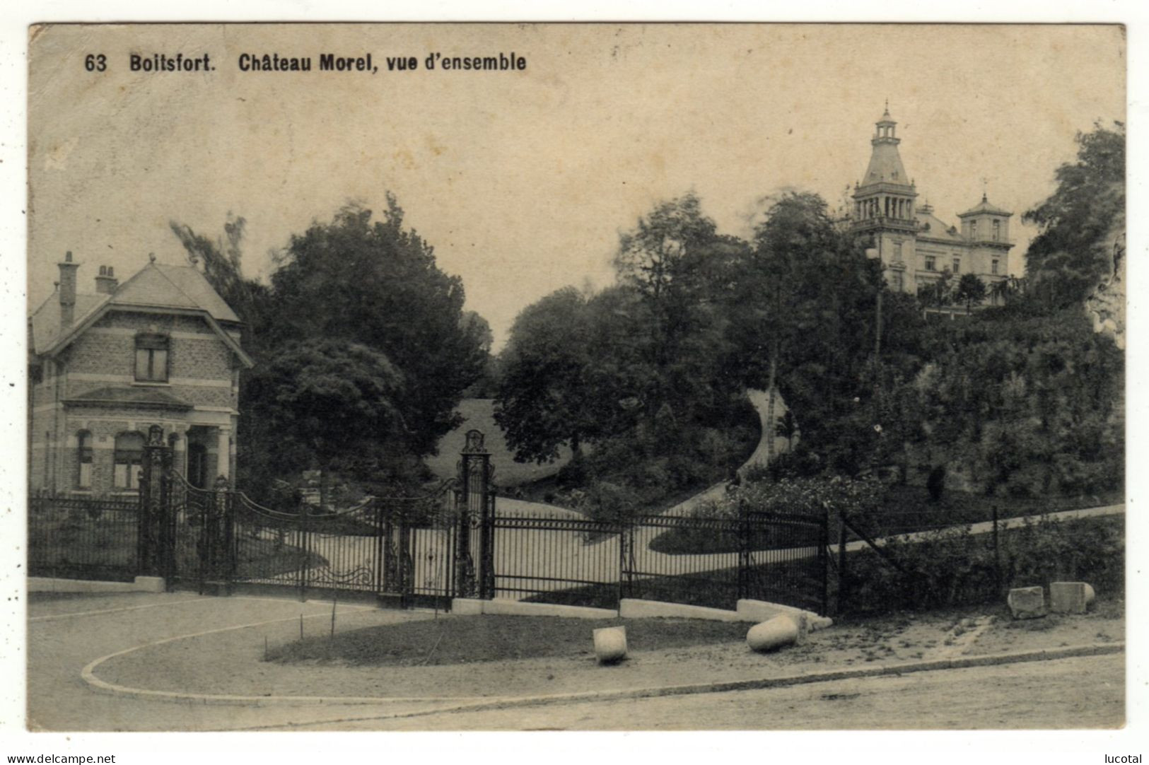 Bruxelles - Boitsfort - Château Morel, Vue D'ensemble - 1910 - Photo La Cartophilie Belge N° 63 - Watermaal-Bosvoorde - Watermael-Boitsfort