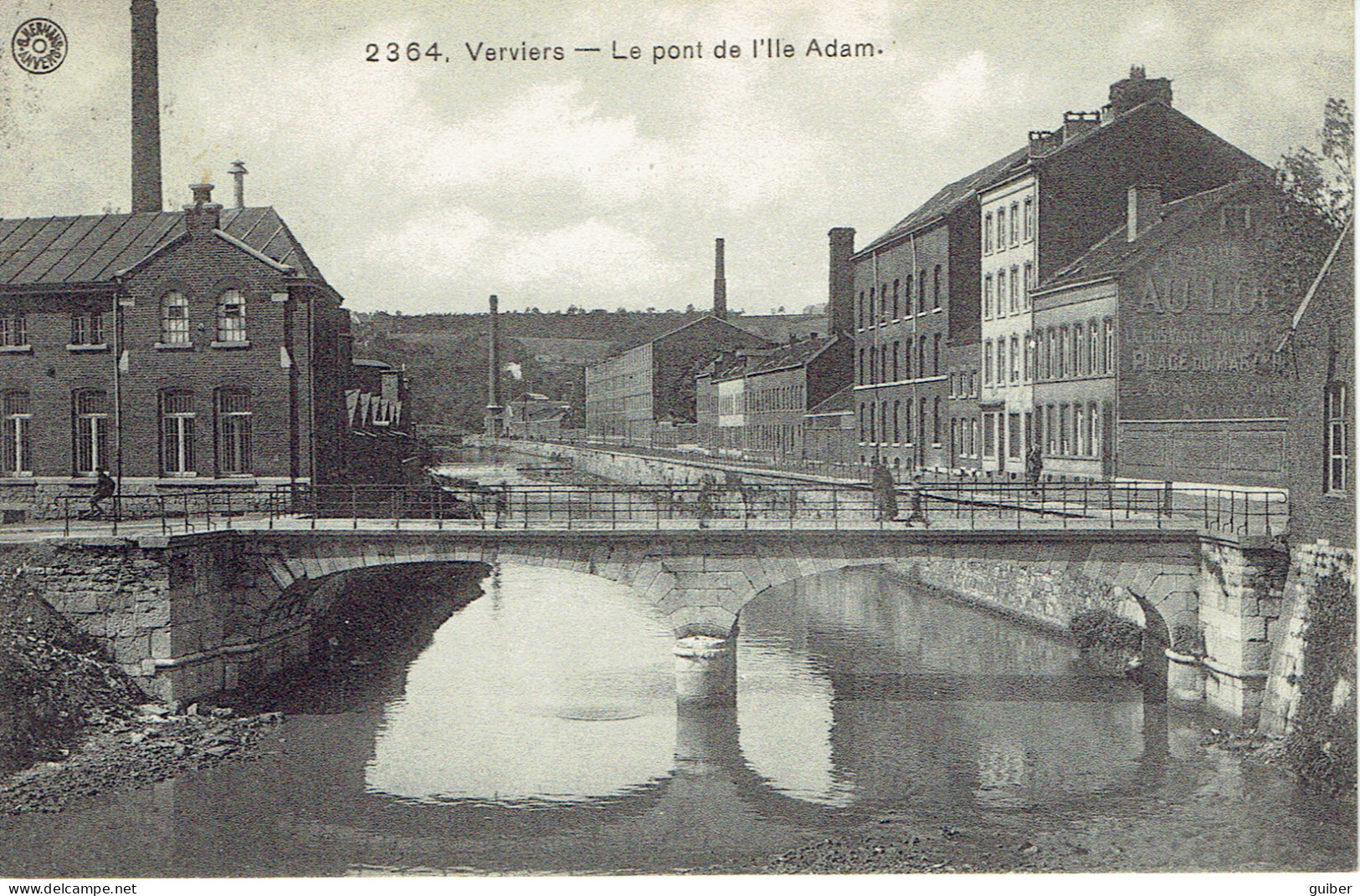 Verviers Le Pont De L'ile Adam 1914 - Verviers