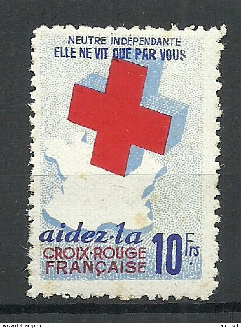 FRANCE Red Cross Roter Kreuz MNH - Cruz Roja