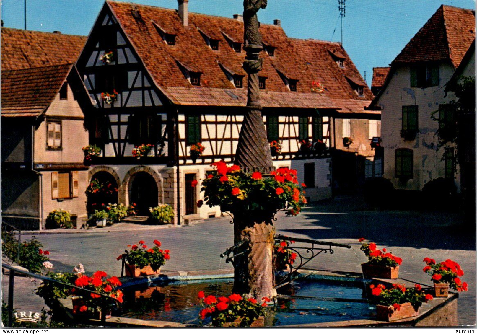 (4 P 14) France (posted) Dambach-la-Ville (fontaine Fleurie) - Dambach-la-ville
