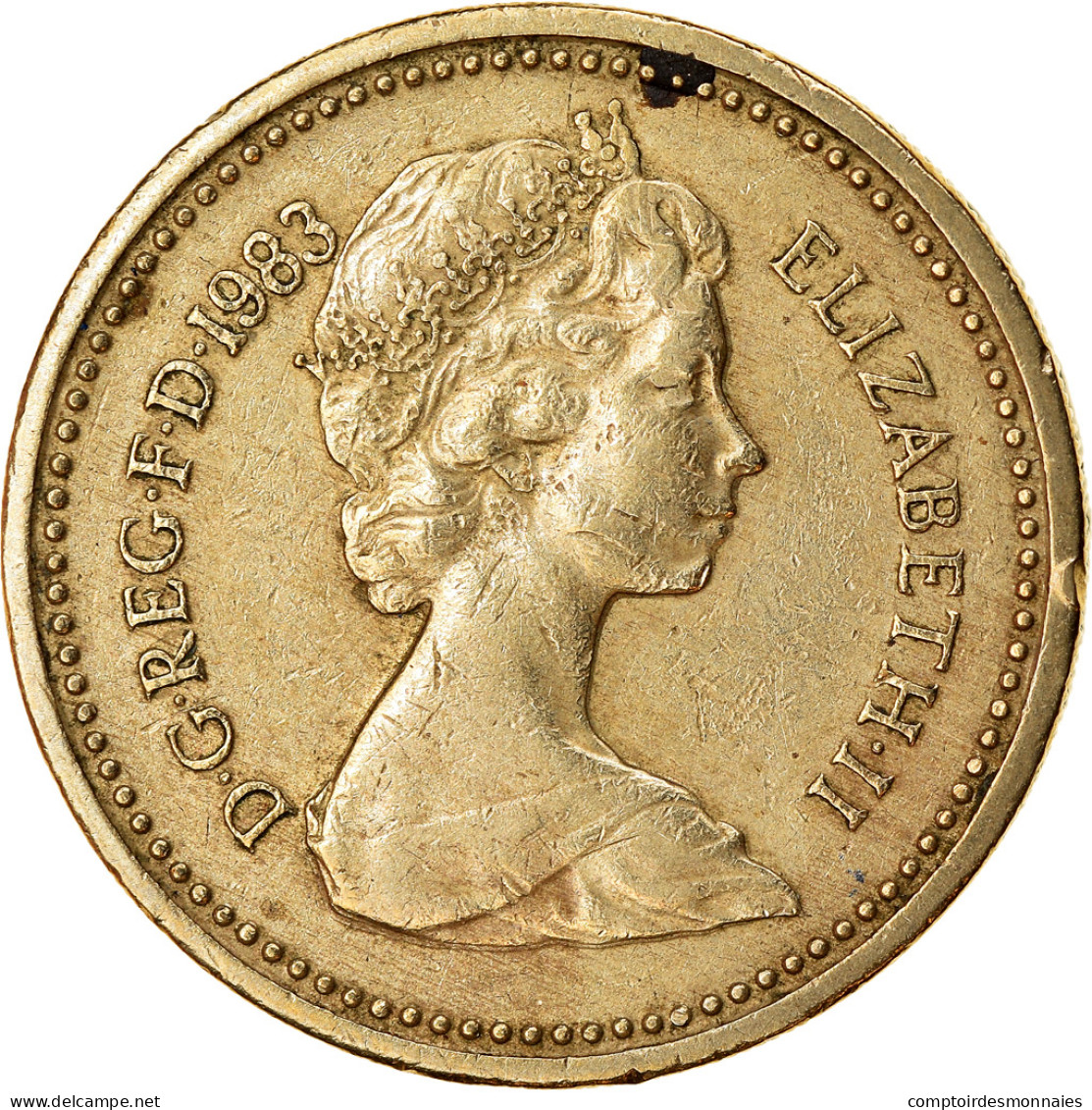 Monnaie, Grande-Bretagne, Elizabeth II, Pound, 1983, TTB, Nickel-brass, KM:933 - 1 Pond