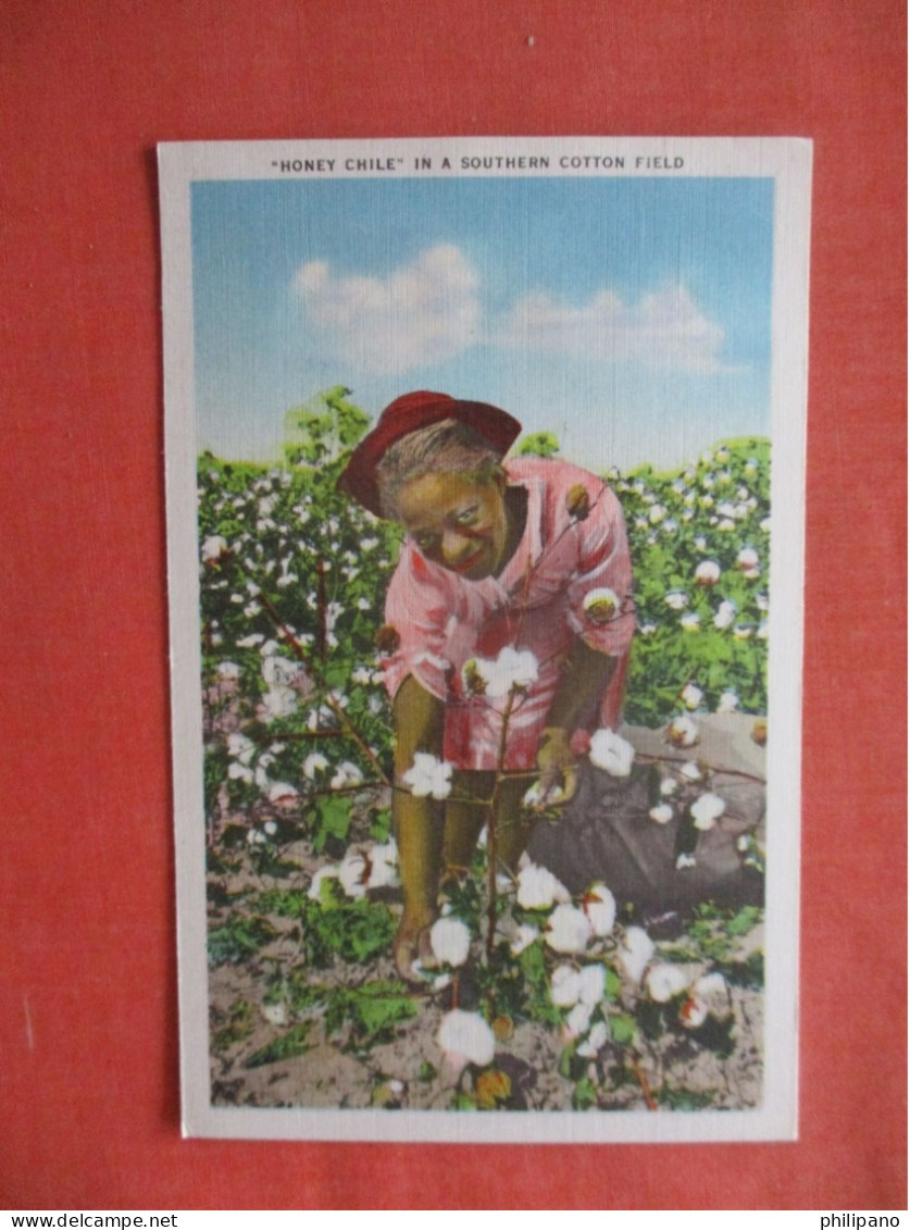 Black Americana     Honey Chile Southern Cotton Field.     ref 5998 - Negro Americana