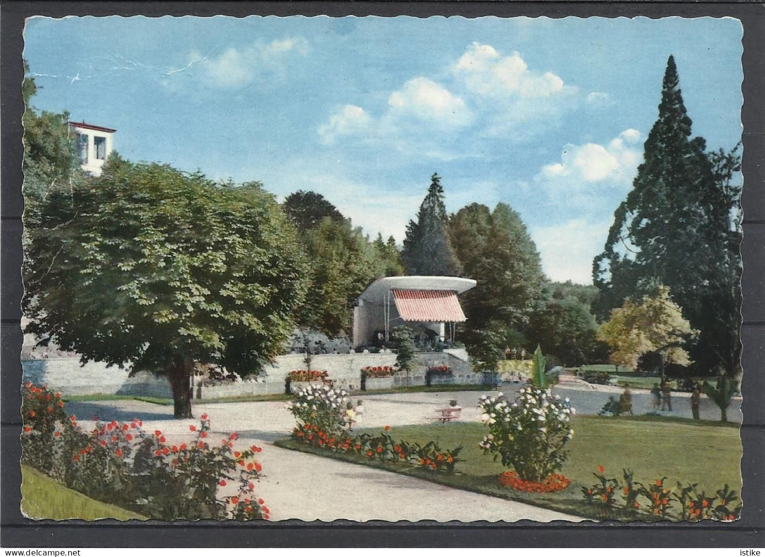 Austria, Bad Gleichenberg,Kurplatz Mit Wellingtonia U. Musik-Terasse. - Bad Gleichenberg