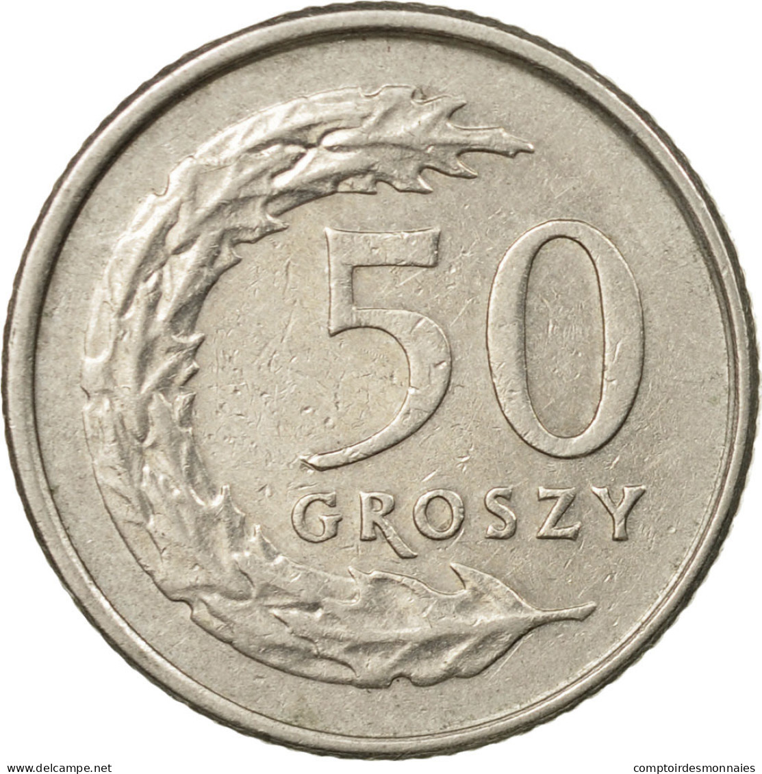 Monnaie, Pologne, 50 Groszy, 1991, Warsaw, TTB, Copper-nickel, KM:281 - Pologne