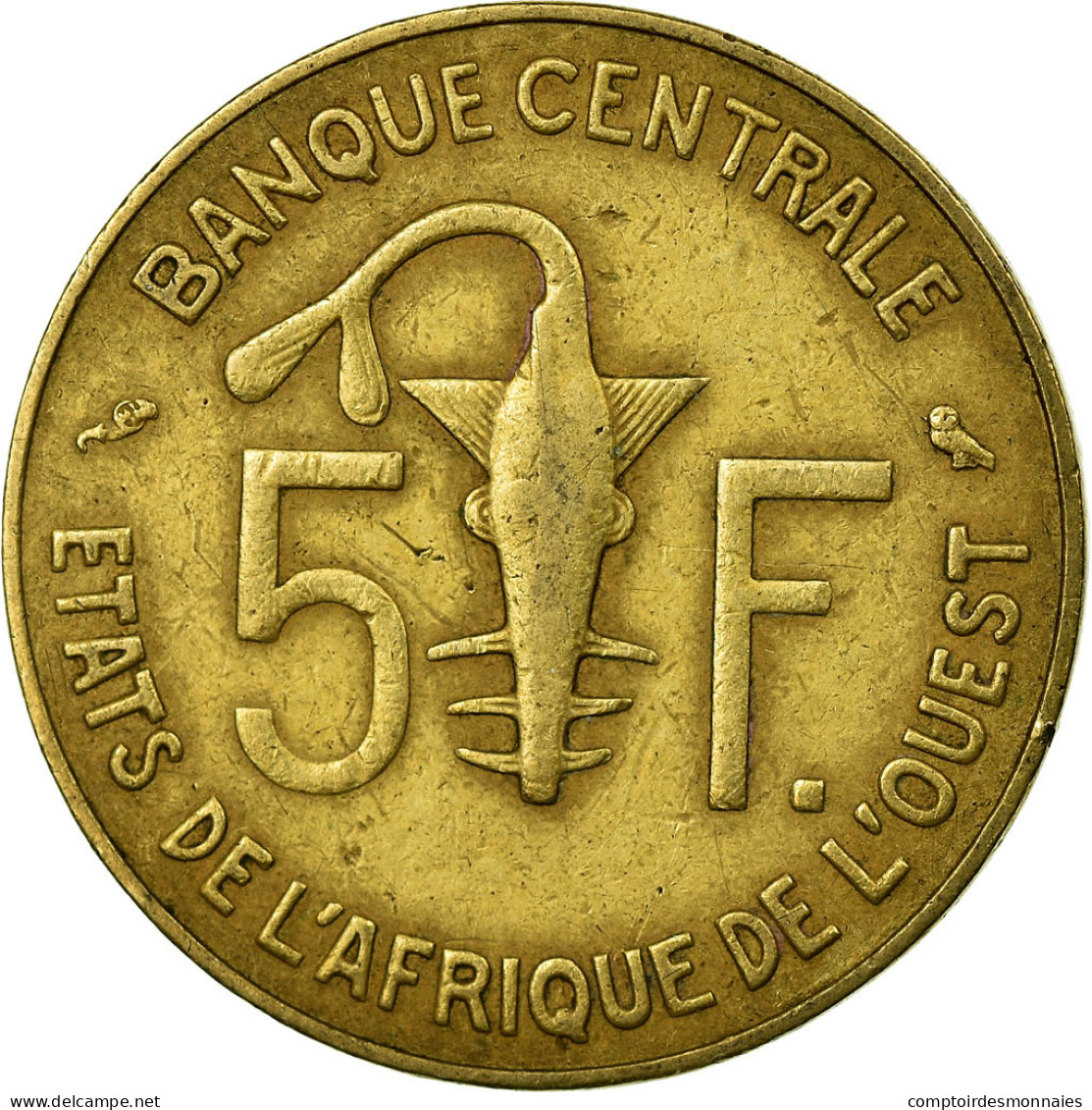 Monnaie, West African States, 5 Francs, 1970, Paris, TTB - Ivoorkust