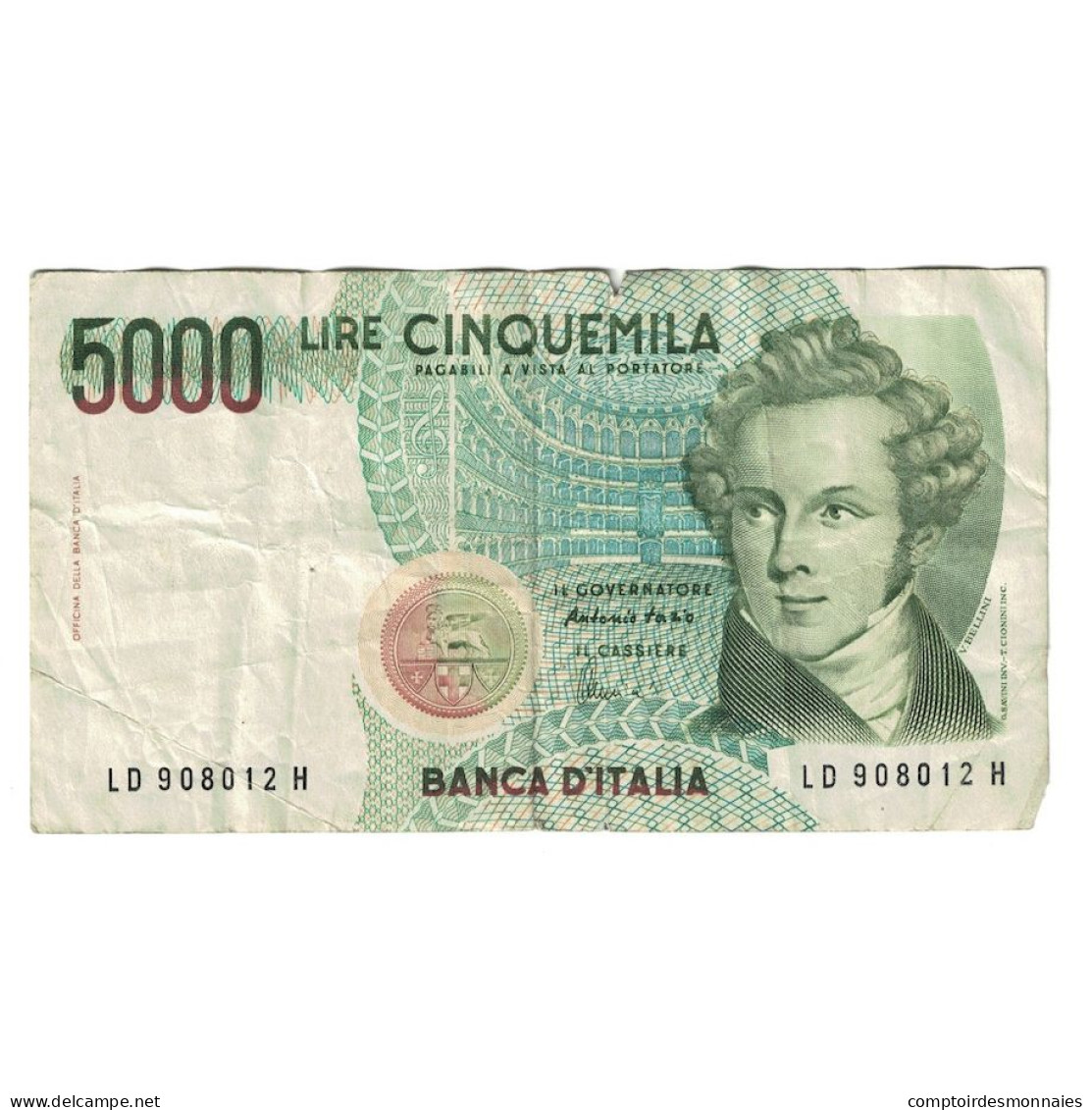 Billet, Italie, 5000 Lire, 1985, KM:111c, TB+ - 5000 Lire