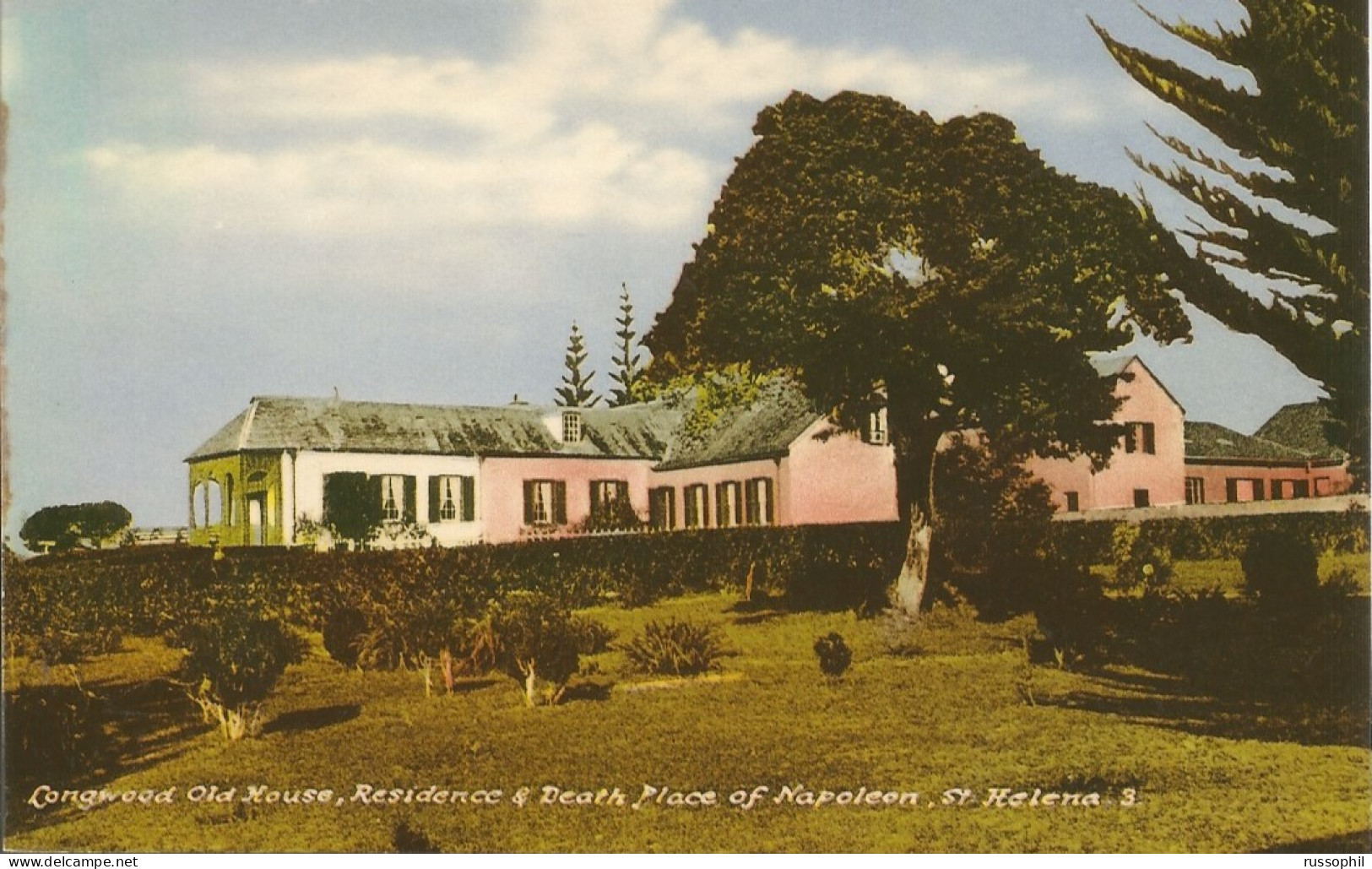 ST HELENA - LONGWOOD OLD HOUSE - PUB. POLYTECHNIC, ST  HELENA REF #3 - FRENCH WAR SHIP " JEANNE D'ARC " - 1967 - St. Helena