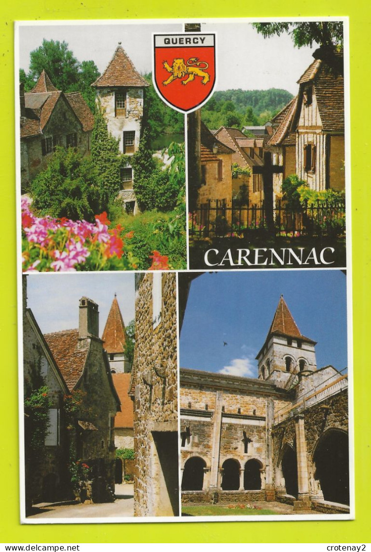 46 CARENNAC Quercy Vers Vayrac 4 Vues Postée De Terrasson En 1996 Cloître Vieilles Maisons - Vayrac