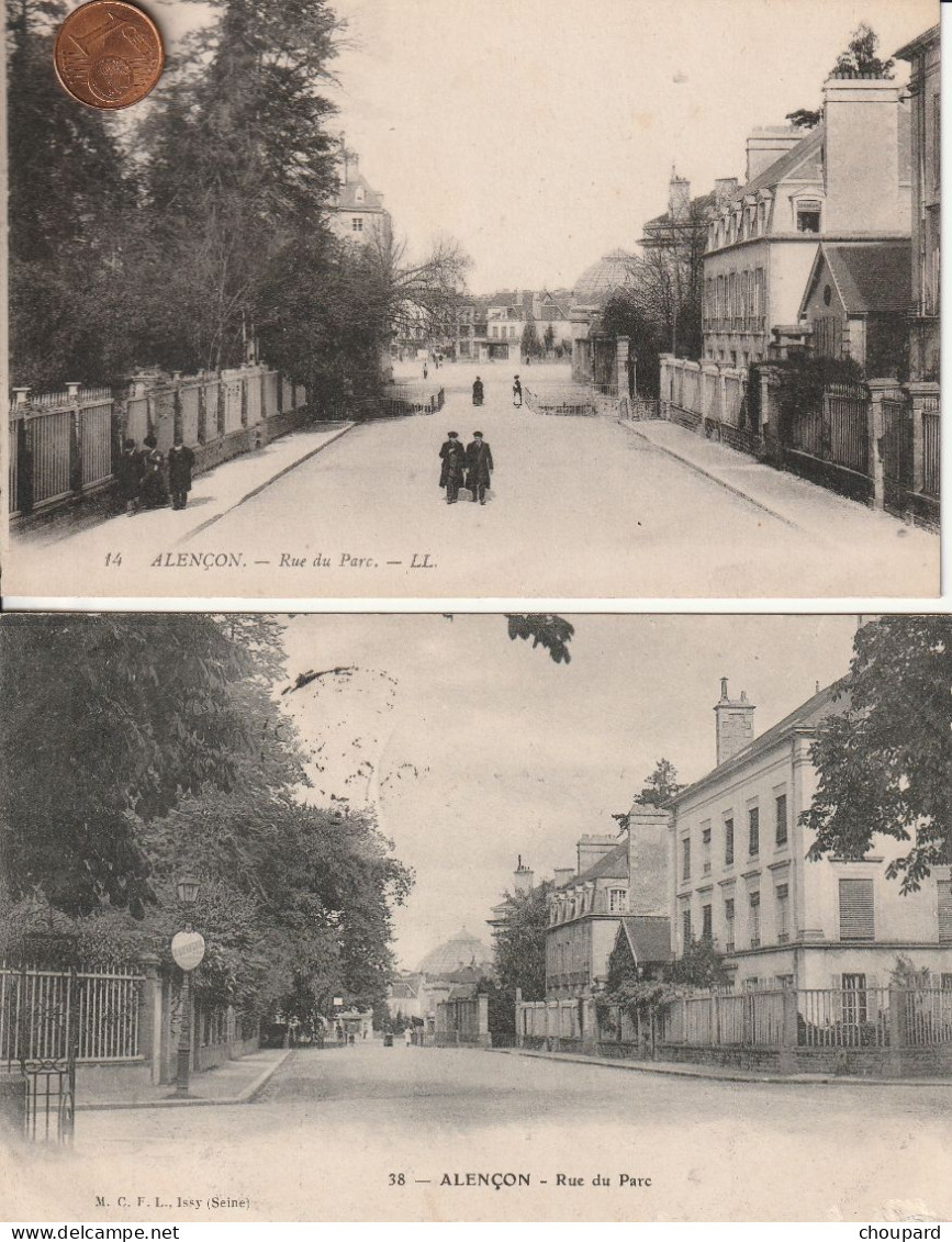 61 - Carte Postale Ancienne De  D'Alençon   Rue Du Parc - Alencon