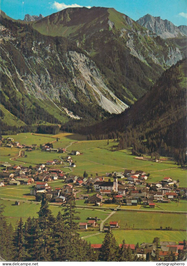 Austria Tannheim In Tirol Gappenfeld Und Lanchenspitze Panoramic View - Tannheim