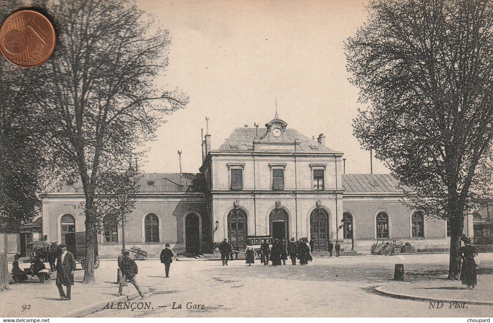 61 - Carte Postale Ancienne De  D'Alençon   La Gare - Alencon