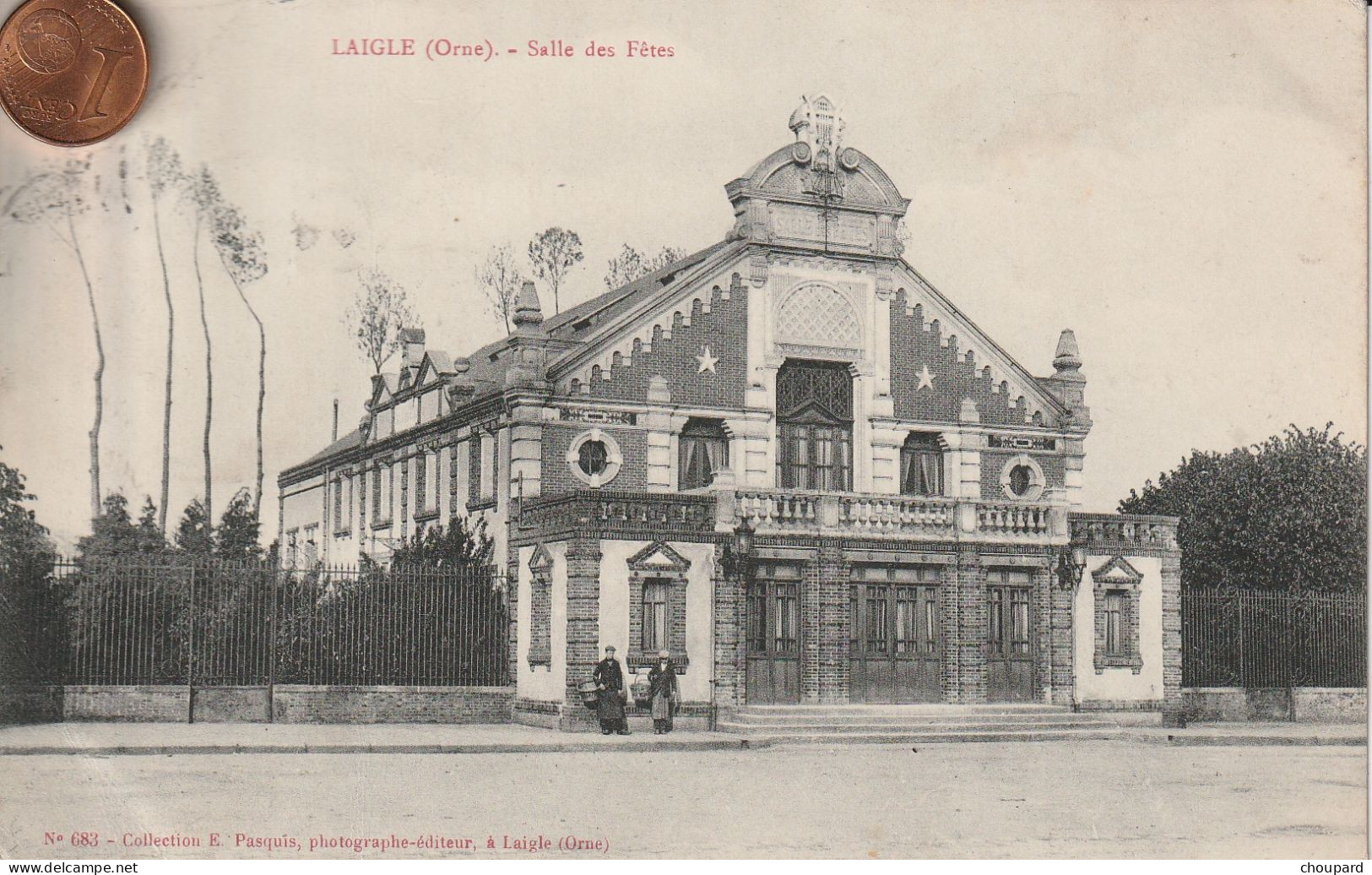 61 - Carte Postale Ancienne De  L'Aigle   Salle Des Fètes - L'Aigle