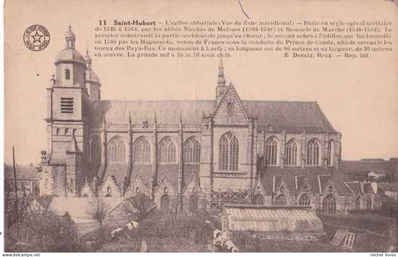 Saint-Hubert - L'Eglise Abbatiale - Pas Circulé - TBE - Saint-Hubert