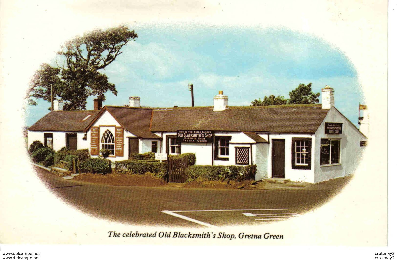 Ecosse Dumfriesshire The Celebrated Old Blacksmith's Shop Gretna Green N°234 Cameo VOIR DOS - Dumfriesshire