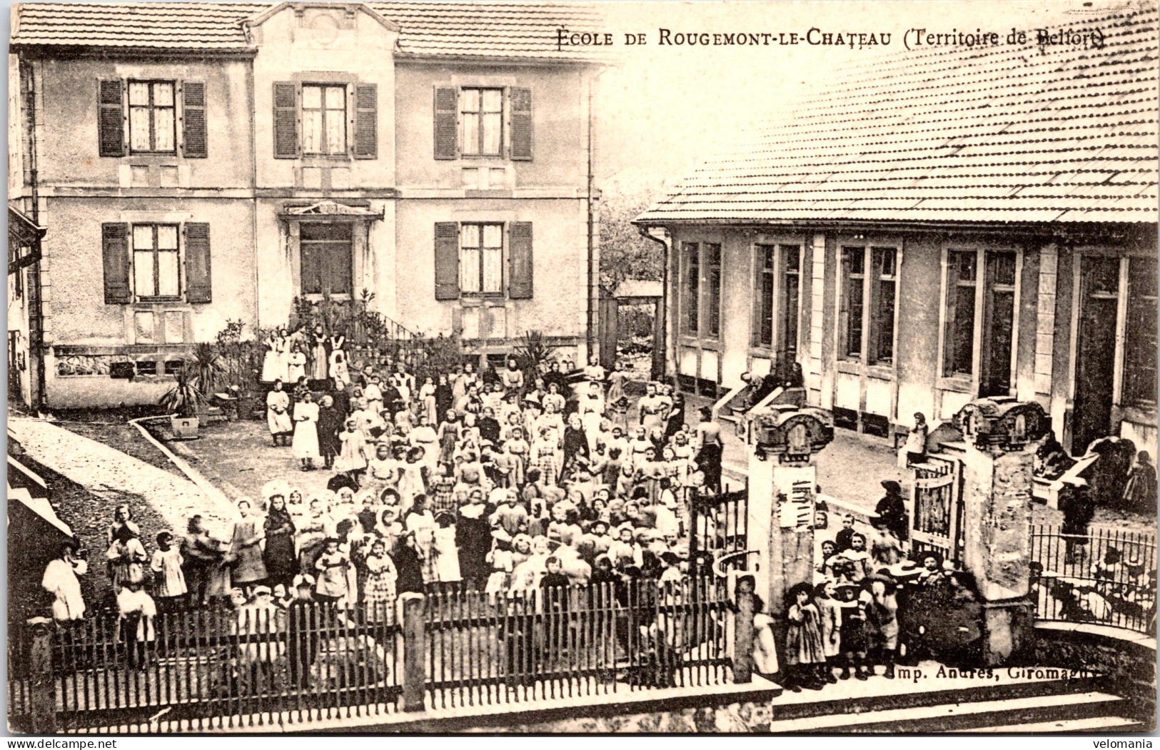 S12493 Cpa 90 Ecole De Rougemont Le Château - Rougemont-le-Château