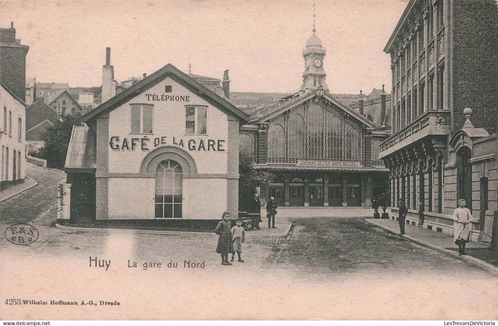 BELGIQUE - Huy - La Gare Du Nord - Wilhem Hoffmann - Carte Postale Ancienne - Huy