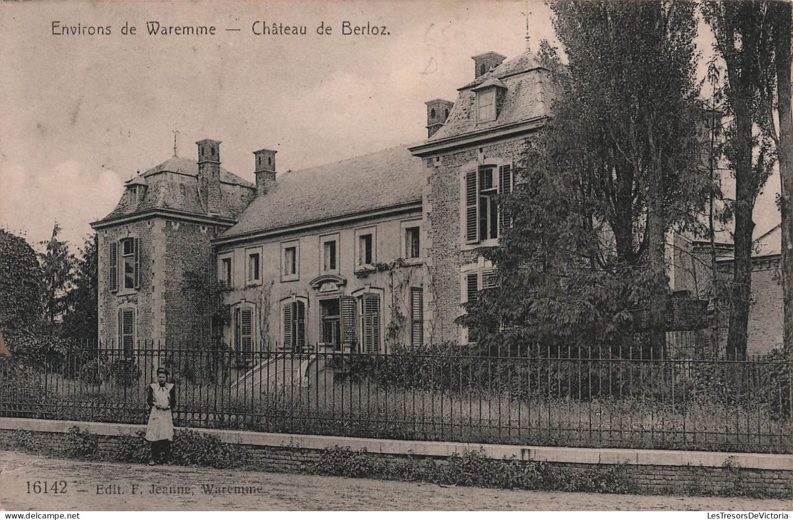 BELGIQUE - Environs De Waremme - Chateau De Berloz - Edit F Jeanne - Carte Postale Ancienne - Waremme