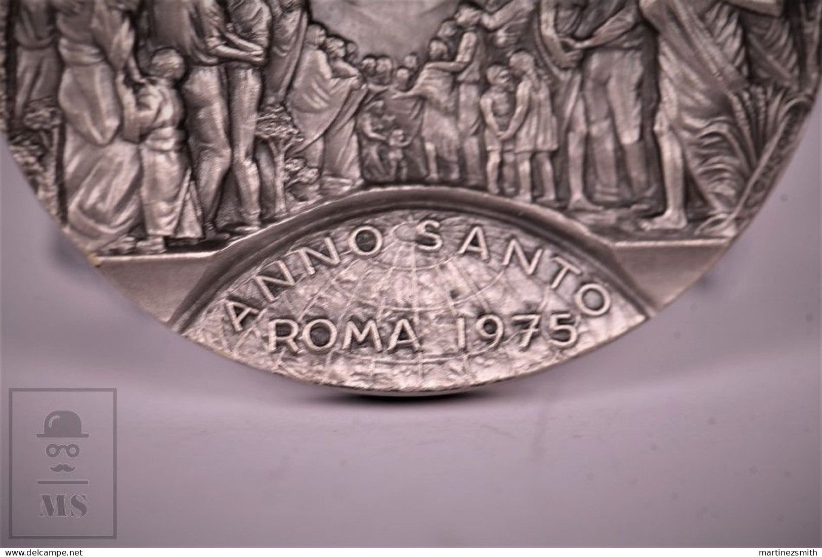 Large 60mm Commemorative Medal Pope Paolo VI By Maggiore - Holy Year 1975 - Altri & Non Classificati