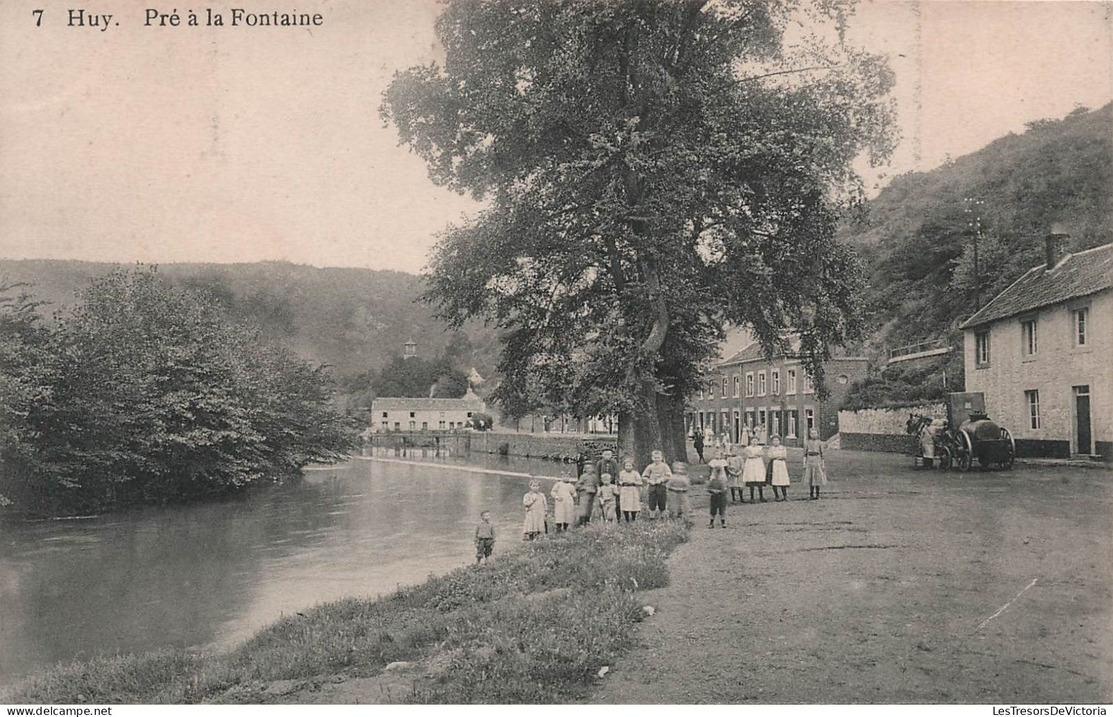 BELGIQUE - Huy - Pré à La Fontaine - Animé - Edit Laflotte - Carte Postale Ancienne - Huy